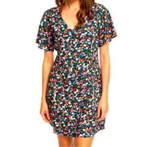 Roxy Damage Love Floral Dress BNWT